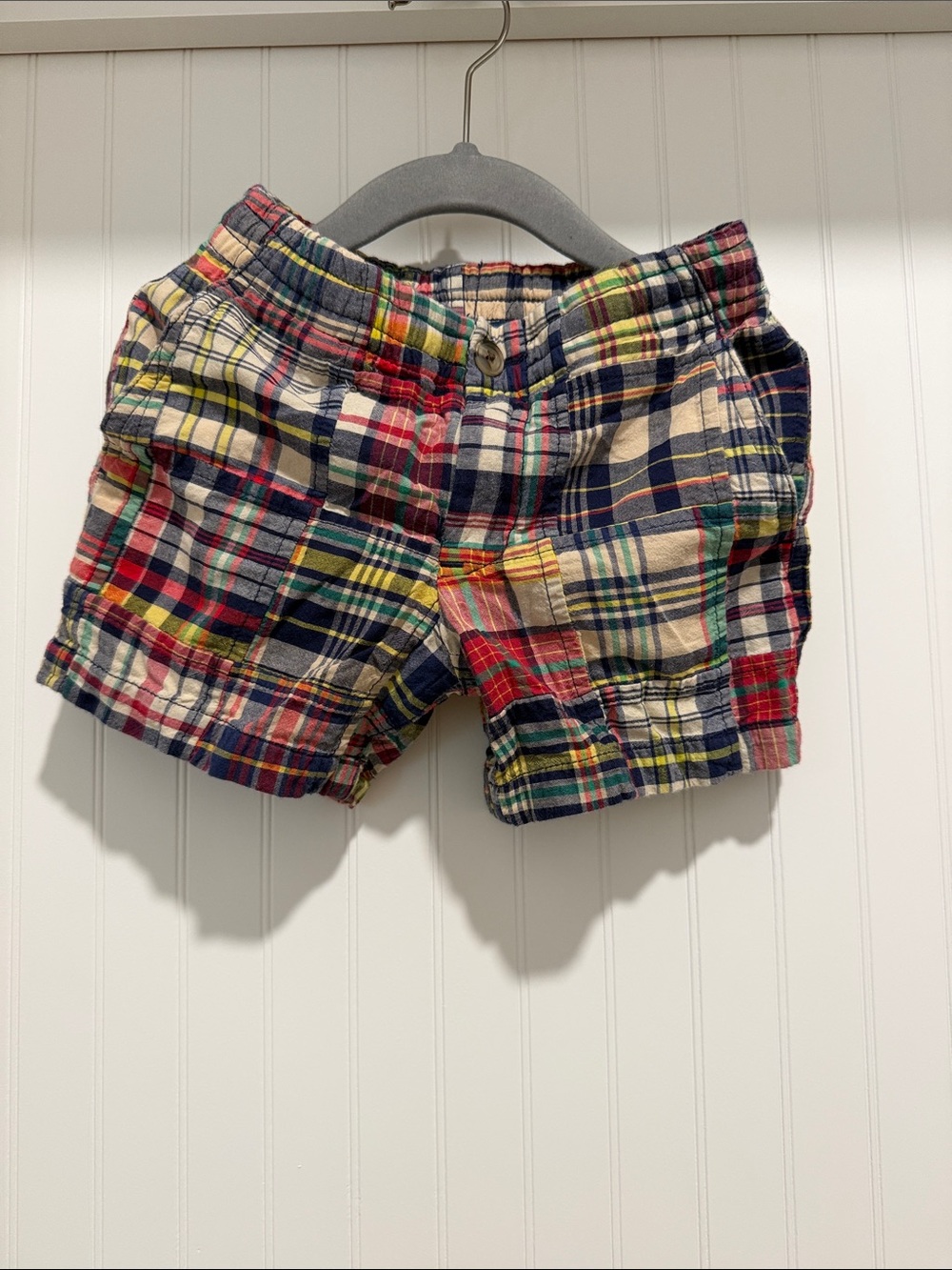 Polo by Ralph Lauren Multicolor Plaid Patchwork Shorts